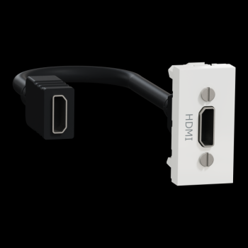  Prise HDMI 1m Blanc 