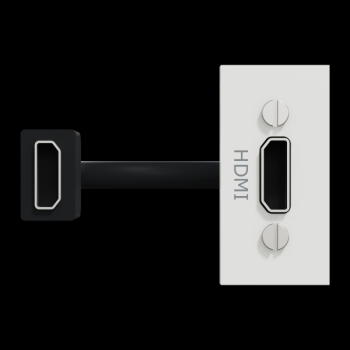  Prise HDMI 1m Blanc 