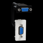  Prise VGA HD15 female 1m Blanc 