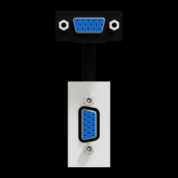  Prise VGA HD15 female 1m Blanc 