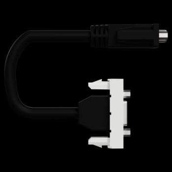  Prise VGA HD15 female 1m Blanc 