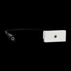  Prise mini jack 3,5 mm 1m Blan 