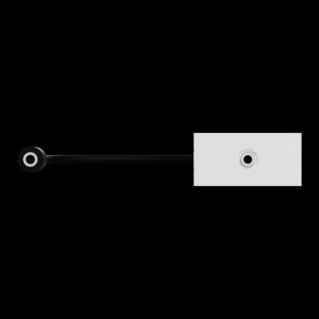  Prise mini jack 3,5 mm 1m Blan 