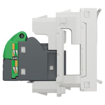  Prise RJ45 x1 cat6AFTP 1m Blan 