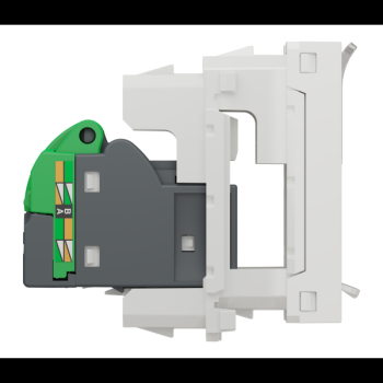  Prise RJ45 x1 cat6AFTP 1m Blan 