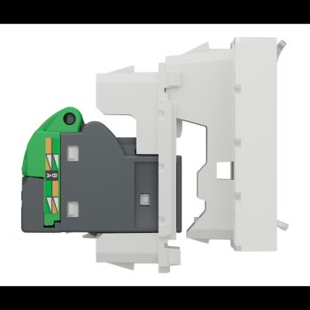  Prise RJ45 x1 cat6AFTP 2m Blan 