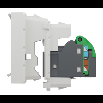  Prise RJ45 x1 cat6AFTP 2m Blan 