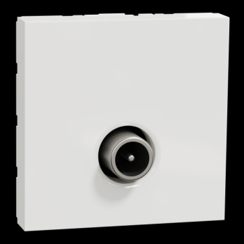  Prise TV mle individ 2m Blanc 