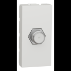  Prise TV type F 1m Blanc 