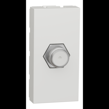  Prise TV type F 1m Blanc 