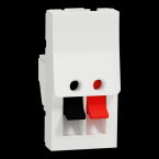  Prise HP 1 sortie 1m Blanc 