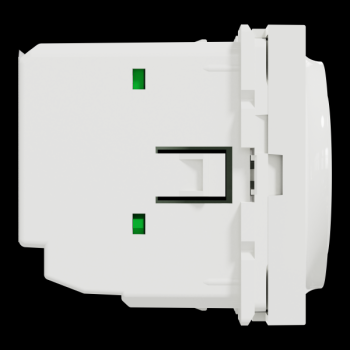  Thermostat chauf/clim 8A Blanc 