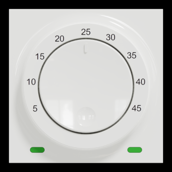  Thermostat plancher 10A Blanc 