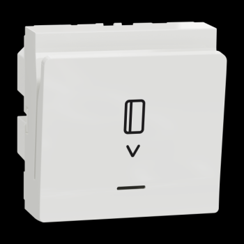  Cde  carte elect 10A 2m Blanc 
