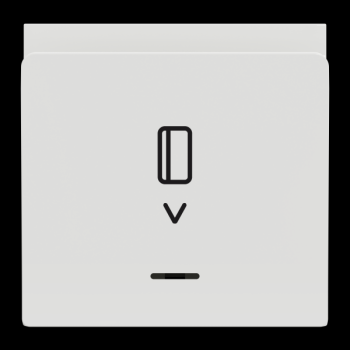  Cde  carte elect 10A 2m Blanc 