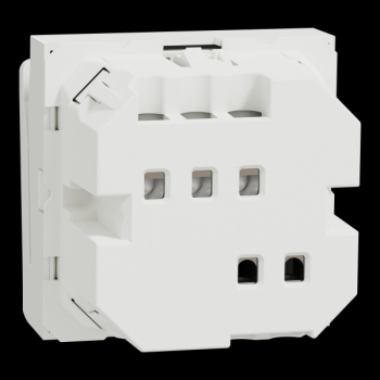  Cde  carte elect 10A 2m Blanc 