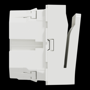  Cde  carte elect 10A 2m Blanc 