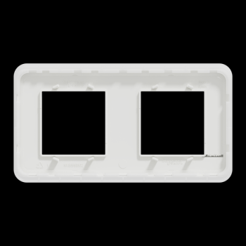  Plaque de finition Blanc 2P 