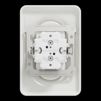  Prise 2x2P+T FR vis Blanc bo1P 