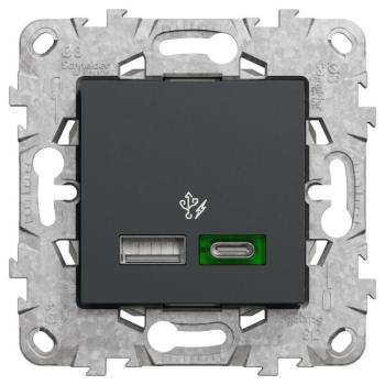  Charg USB A+C 45W 2mod anth 