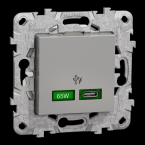  Chargeur USB C 65W Alu 