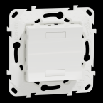  Unica KNX 2BP led Blanc +supp 
