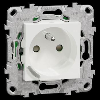  Wiser 2P+T Connect�e 16A Blanc 