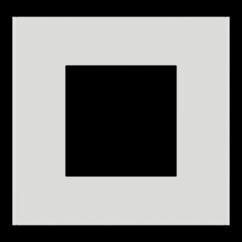  Unica D plaq blanc 1P 