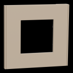  Unica D plaq taupe 1P 
