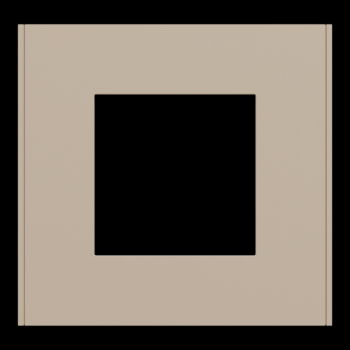  Unica D plaq taupe 1P 