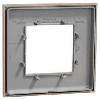  Unica D plaq taupe 1P 