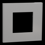  Unica D plaq alu 1P 