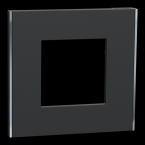  Unica D plaq anth/argent 1P 