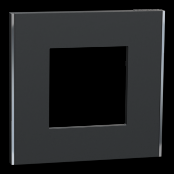  Unica D plaq anth/argent 1P 