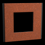  Unica D plaq terracotta 1P 