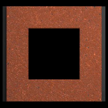  Unica D plaq terracotta 1P 