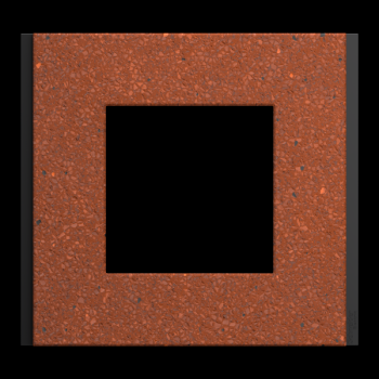  Unica D plaq terracotta 1P 