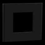  Unica D plaq gomme noire 1P 