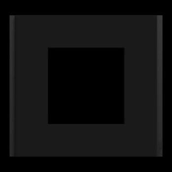  Unica D plaq gomme noire 1P 