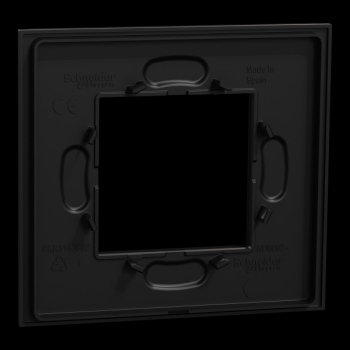  Unica D plaq gomme noire 1P 