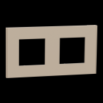  Unica D plaq taupe 2P 