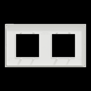  Unica D plaq blanc/argent 2P 