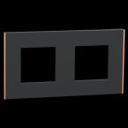  Unica D plaq anth/cuivre 2P 