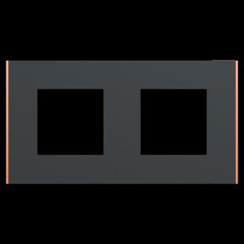  Unica D plaq anth/cuivre 2P 