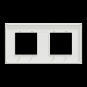  Unica D plaq blanc/cuivre 2P 
