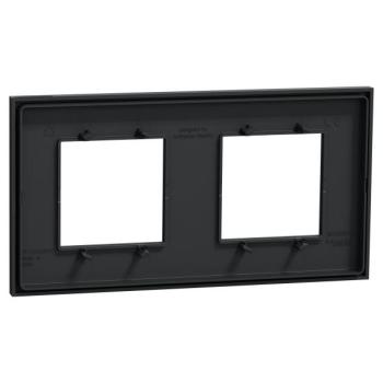  Unica D plaq anth/argent 2P 