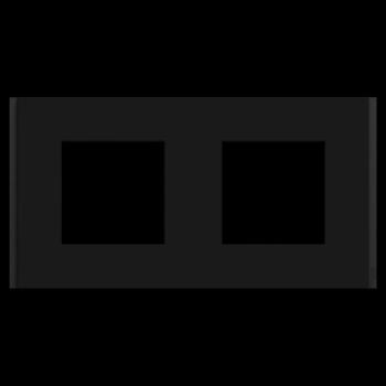  Unica D plaq gomme noire 2P 