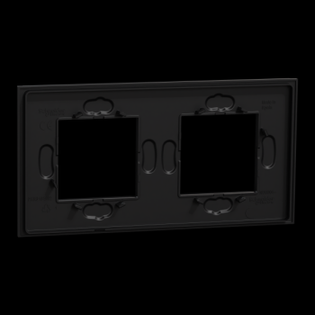  Unica D plaq gomme noire 2P 