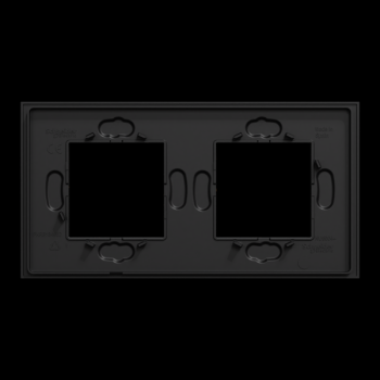  Unica D plaq recycl noir 2P 