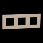 Unica D plaq taupe 3P 